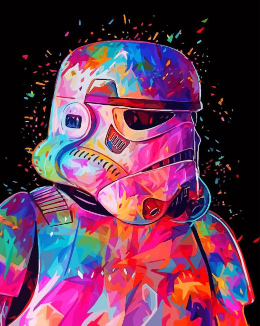 Stormtrooper Star Wars Paint By Numbers 