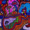 Trippy Psychedelic Art paint by number