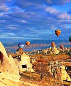 Turkey Tourism Ballon paint by numbers