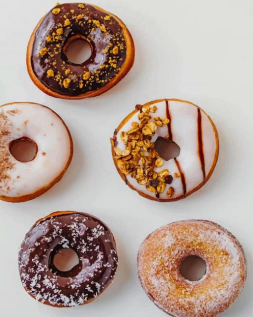Delicious Donuts paint by numbers