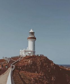 Cape Byron Lighthouse paint by numbers