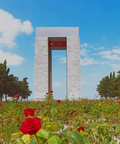 Canakkale Martyrs Monument paint by numbers