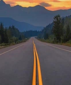 Beautiful Nature Road paint by numbers paint by numbers
