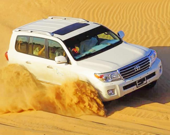 Desert Safari Dubai Car paint by numbers