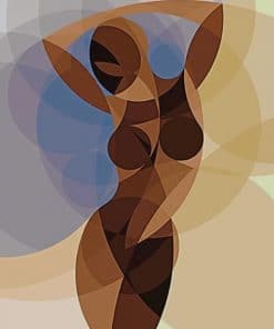 Girl Body Abstract Art paint by numbers