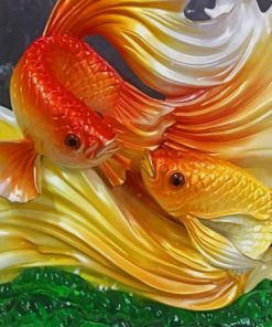 Koi Fish Charmpaint by numbers