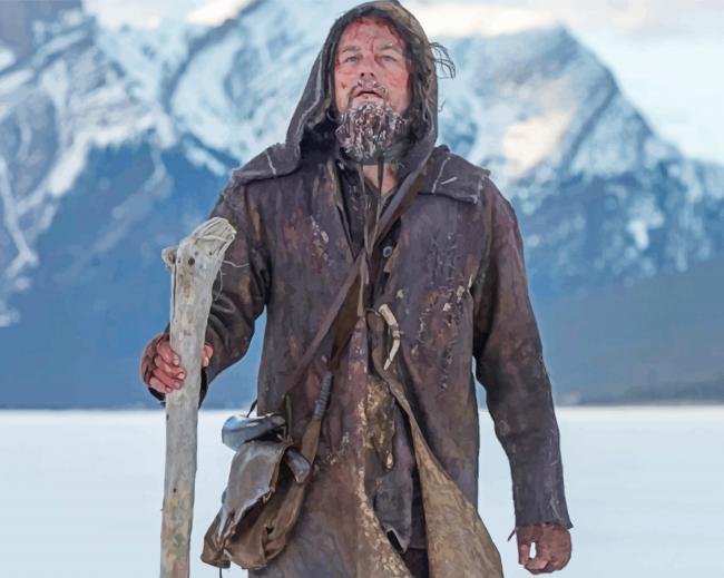 Leo Dicaprio From The Revenant Movie paint by numbers