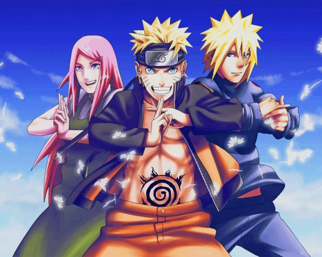 Naruto Anime NEW Paint By Numbers 