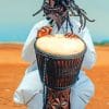 African Music Traditions paint by numbers