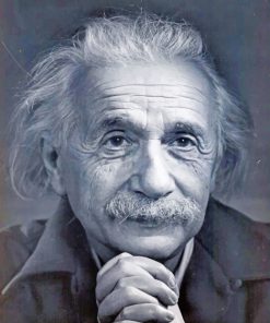 Albert Einstein Portrait paint by numbers