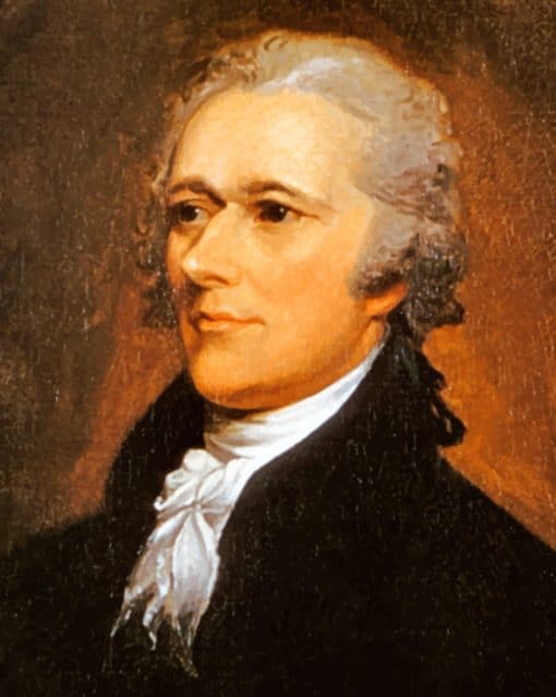 Alexander Hamilton Art paint by numbers
