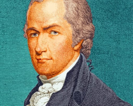 Alexander Hamilton paint by numbers