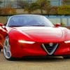 Alfa Romeo Super Car paint by numbers