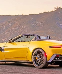 Aston Martin Vantage Roadster Car paint by numbers