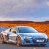 Audi R8 paint by numbers