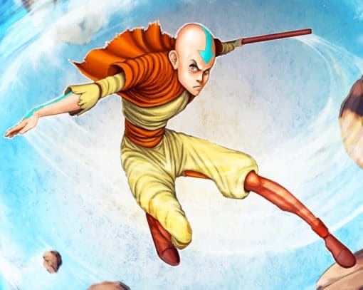Avatar Aang The Last Airbender paint by numbers