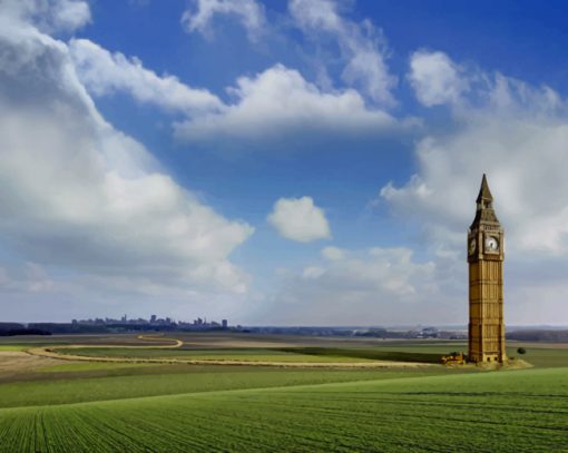 Big Ben In Nature paint by numbers