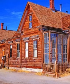 Bodie Western House Usa paint by numbers
