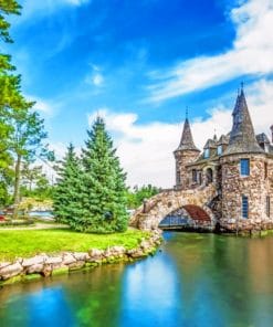 Boldt Castle On Heart Island Paint By Numbers