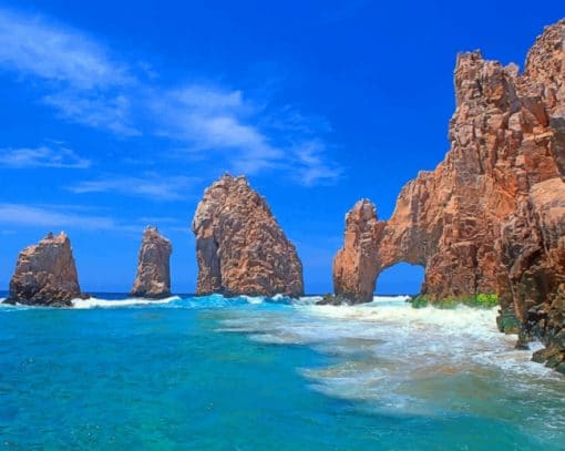 Cabo San Lucas Mexico paint by numbers