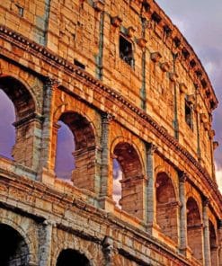 Colosseum Landmark In Rome Paint By Numbers