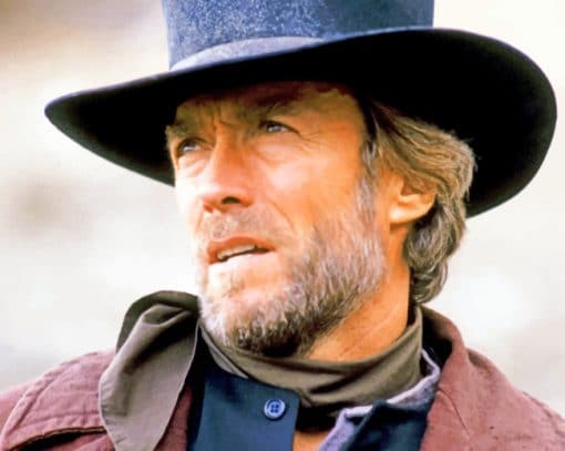 Cowboy Clint Eastwood Paint by numbers