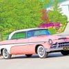 Orange Desoto Firedome Car paint by numbers