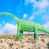 Dinosaur Statue In Spain paint by numbers