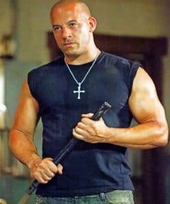 Dominic Toretto Character paint by numbers