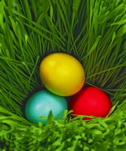 Easter Eggs Hunt paint by numbers