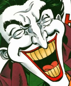 The Evil Smile Of Joker Paint By Numbers