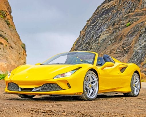 Ferrari F8 Spider Car paint by numbers