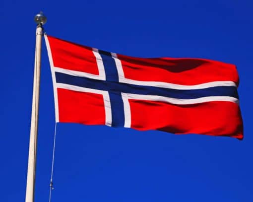 Flag Of Norway paint by numbers