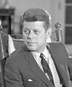 Former Usa President kennedy paint by numbers