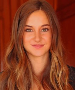 Hollywood Actress Shailene Woodley paint by numbers
