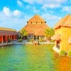 Hotel Caribs Mexico Yucatan paint by numbers