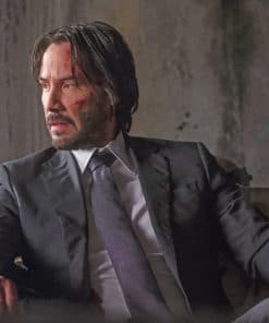 John Wick Movie paint by numbers