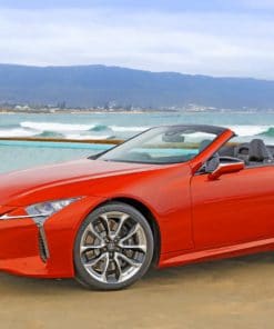 Lexus LC 500 Convertible Car paint by numbers