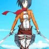 Mikasa Ackerman AoT paint by numbers