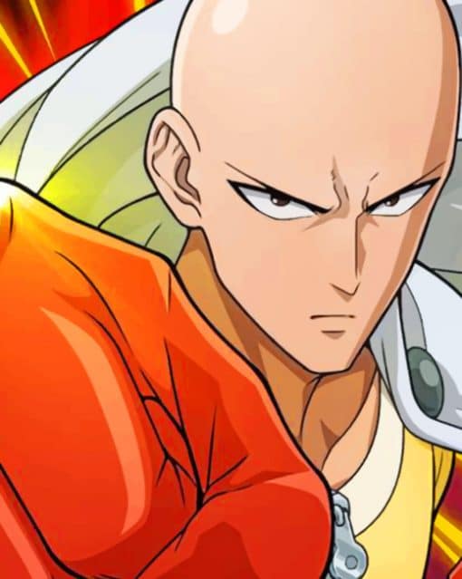 One Punch Man paint by numbers