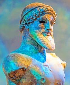 Poseidon God Of The Sea paint by numbers