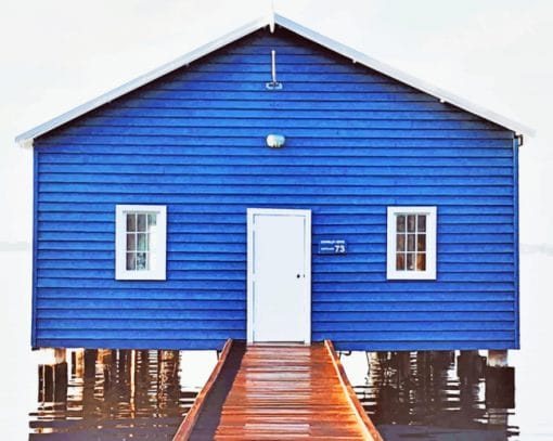 River House Cabin paint by numbers