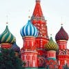 Saint Basil's Cathedral In Russia Paint By Numbers