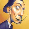 Salvador Dalí Caricature paint by numbers
