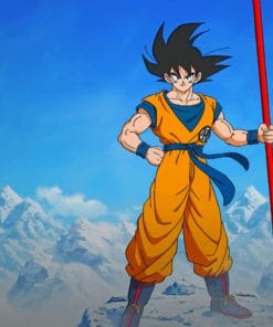 Son Goku Dragon Ball Z paint by numbers