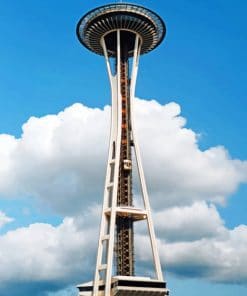 Space Needle In Seattle Paint By Numbers