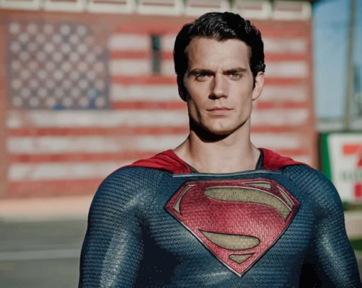Superman Man Of Steel paint by numbers