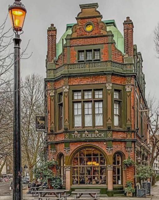 The Roebuck London England paint by numbers