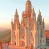 Tibidabo Hill In Spain paint by numbers