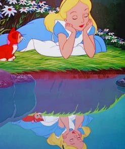 Alice In Wonderland Reflection paint by numbers